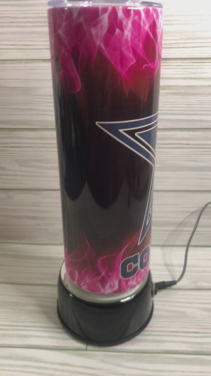 Pink Fire Cowboys Tumbler